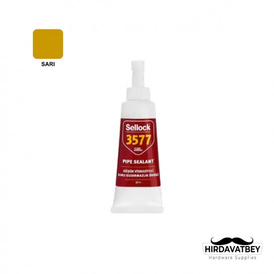 SELSİL 3577 SELLOCK DÜŞÜK VİSKOZİTELİ BORU SIZDIRMAZLIK ÜRÜNÜ - 50 ML / 1 KOLİ 12 ADET