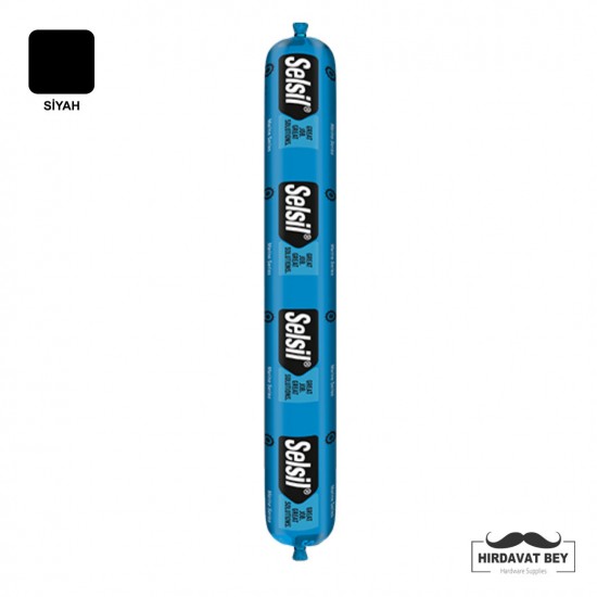 SELSİL GÜVERTE MASTİGİ (MARINE DECK SEALANT) 600 ML SİYAH / 1 KOLİ 24 ADET