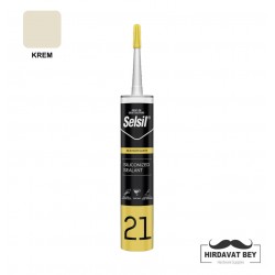SELSİL SİLİKONİZE MASTİK - 500 GR (KREM) - 21 / 1 KOLİ 25 ADET