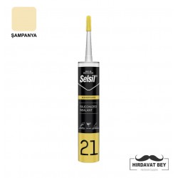 SELSİL SİLİKONİZE MASTİK - 500 GR (ŞAMPANYA) - 21 / 1 KOLİ 25 ADET