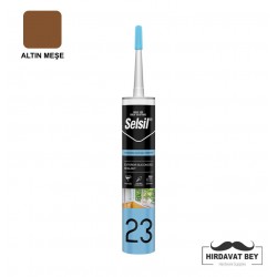SELSİL YAĞMURA DAYANIKLI MASTİK - 486 GR (ALTIN MEŞE) - 23 / 1 KOLİ 25 ADET