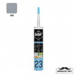SELSİL YAĞMURA DAYANIKLI MASTİK - 486 GR (GRİ) - 23 / 1 KOLİ 25 ADET
