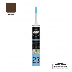 SELSİL YAĞMURA DAYANIKLI MASTİK - 486 GR (KAHVE) - 23 / 1 KOLİ 25 ADET
