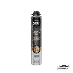 SELSİL B1 YANGINA DAYANIKLI KÖPÜK - 750 ML TABANCALI / 1 KOLİ 12 ADET