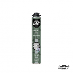 SELSİL PU MONTAJ KÖPÜĞÜ - 750 GR TABANCALI / 1 KOLİ 16 ADET