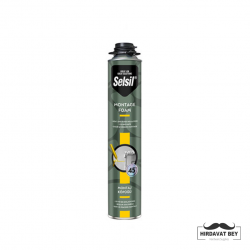 SELSİL PU MONTAJ KÖPÜĞÜ - 840 GR (750ML) TABANCALI / 1 KOLİ 16 ADET