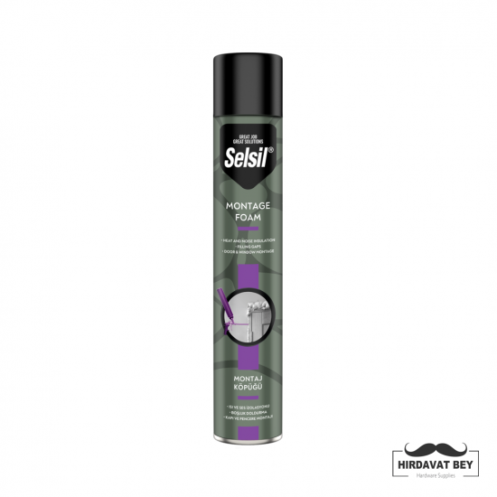 SELSİL PU MONTAJ KÖPÜĞÜ - 640 GR / 1 KOLİ 16 ADET SELSİL PU MONTAJ KÖPÜĞÜ - 640 GR / 1 KOLİ 16 ADET