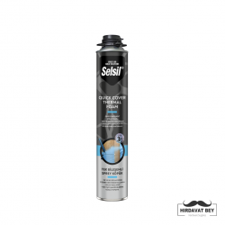 SELSİL QUICK COVER FOAM (TEK BİLEŞENLİ SPREY KÖPÜK) 850 ML /930 GR TABANCALI / 1 KOLİ 12 ADET