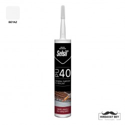 SELSİL PU MASTİK 40 SHORE - 280 ML (BEYAZ) - 40 / 1 KOLİ 25 ADET