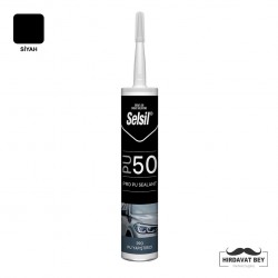 SELSİL PU MASTİK 50 SHORE - 280 ML (SİYAH) / 1 KOLİ 25 ADET