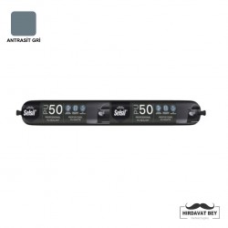 SELSİL PU MASTİK 50 SHORE 600 ML - (ANTRASİT GRİ) / 1 KOLİ 25 ADET