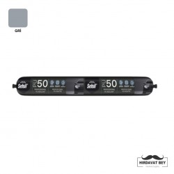 SELSİL PU MASTİK 50 SHORE 600 ML - (GRİ) / 1 KOLİ 25 ADET