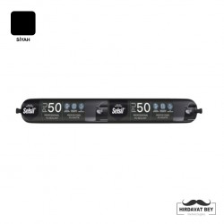 SELSİL PU MASTİK 50 SHORE 600 ML - (SİYAH) / 1 KOLİ 25 ADET