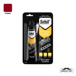 SELSİL AUTO-SEL RTV SIVI CONTA TÜP KIRMIZI (BLİSTERLİ 85 GR) / 1 KOLİ 24 ADET