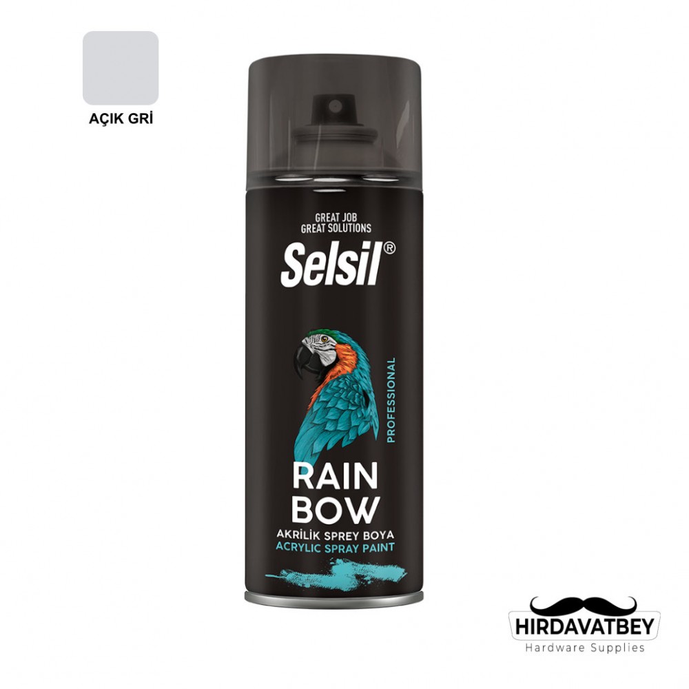 SELSİL RAINBOW COLORS 400 ML - AÇIK GRİ / 1 KOLİ 12 ADET