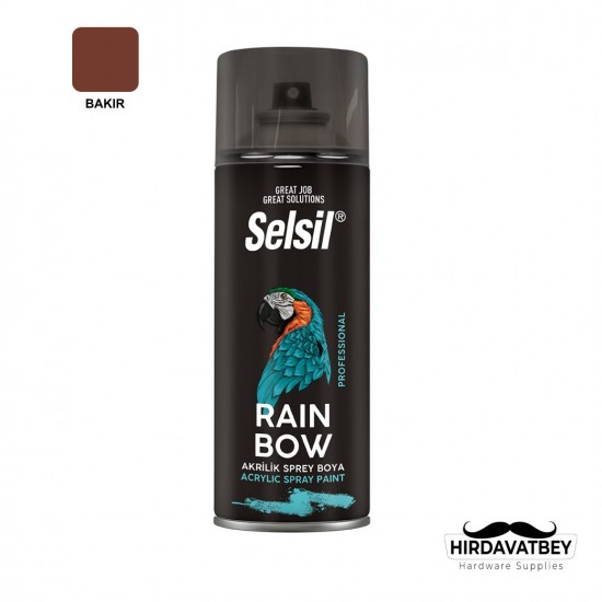 SELSİL RAINBOW COLORS 400 ML - BAKIR (RAL-8029) / 1 KOLİ 12 ADET