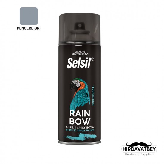 SELSİL RAINBOW COLORS 400 ML - PENCERE GRİ (RAL-7040) / 1 KOLİ 12 ADET