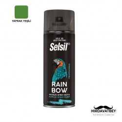 SELSİL RAINBOW COLORS 400 ML - YAPRAK YEŞİL (RAL-6002) / 1 KOLİ 12 ADET