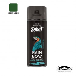 SELSİL RAINBOW COLORS 400 ML - YOSUN YEŞİLİ (RAL-6005) / 1 KOLİ 12 ADET