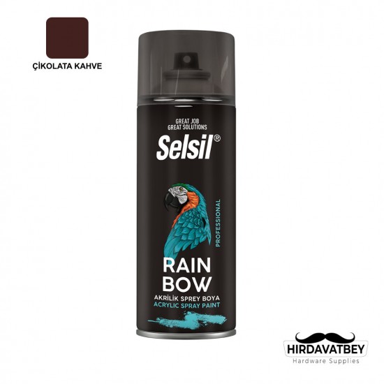 SELSİL RAINBOW COLORS 400 ML - ÇİKOLATA KAHVE (RAL-8017) / 1 KOLİ 12 ADET
