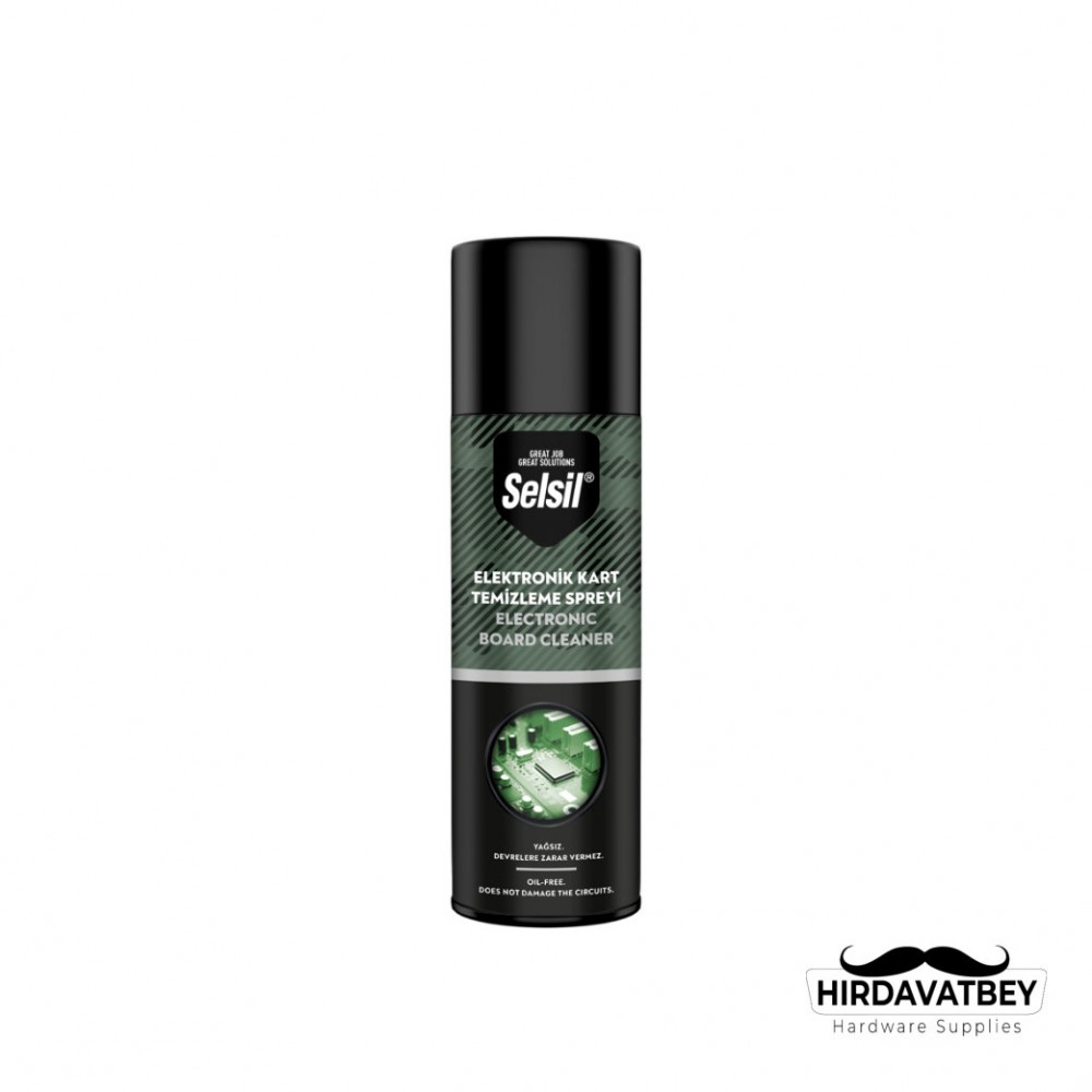 SELSİL ELEKTRONİK DEVRE KART TEMİZLEYİCİ (YAĞSIZ) - 200 ML / 1 KOLİ 36 ADET