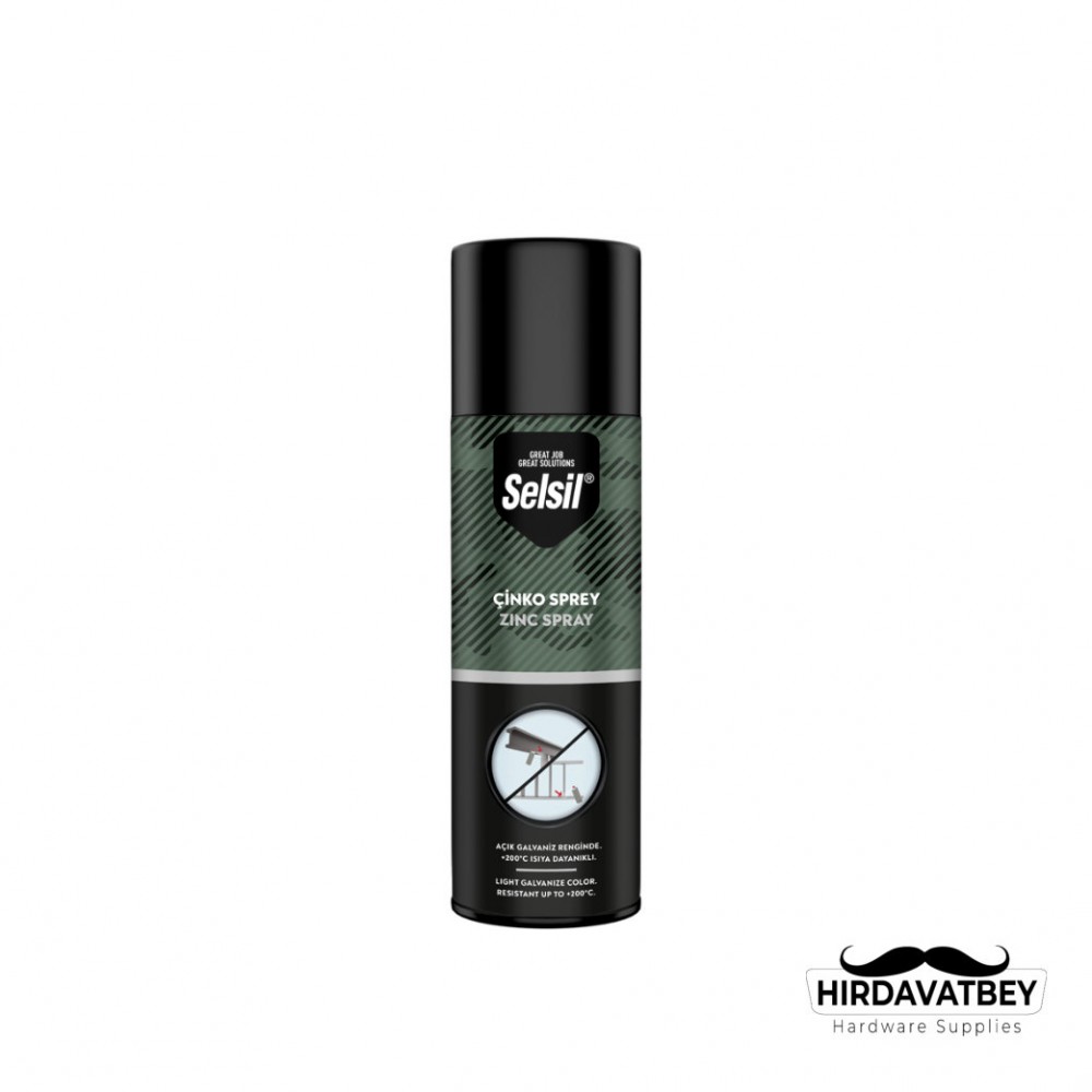 SELSİL MAT ÇİNKO SPREY - 400 ML / 1 KOLİ 24 ADET