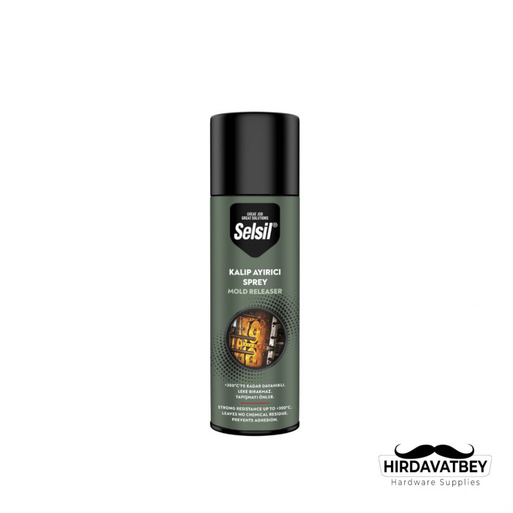 SELSİL SİLİKONLU KALIP AYIRICI SPREY - 400 ML / 1 KOLİ 24 ADET
