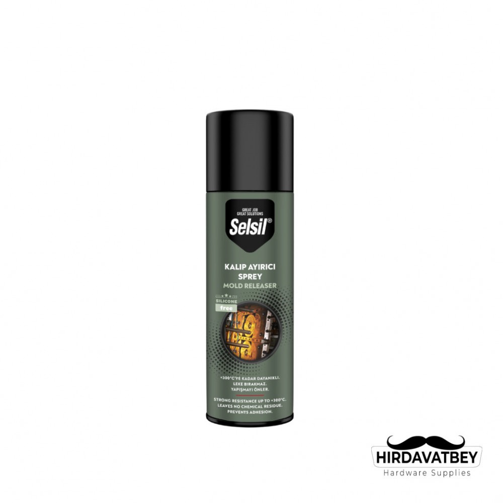 SELSİL SİLİKONSUZ KALIP AYIRICI SPREY - 400 ML / 1 KOLİ 24 ADET