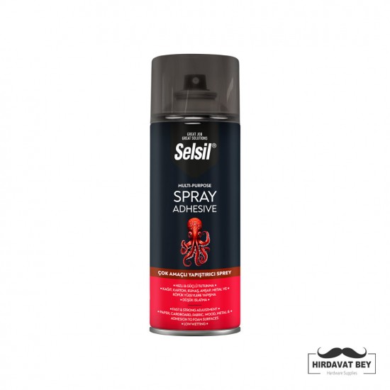 SELSİL ÇOK AMAÇLI YAPIŞTIRICI SPREY - 400 ML / 1 KOLİ 12 ADET