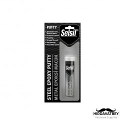 SELSİL 2 BİLEŞENLİ METAL YAPIŞTIRICI EPOKSİ MACUN - 57 GR / 1 KOLİ 12 ADET