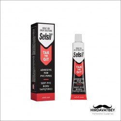 SELSİL SERT PVC VE BORU YAPIŞTIRICI - 125 GR / 1 KOLİ 30 ADET