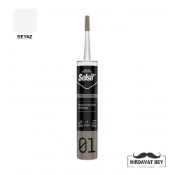 SELSİL GENEL AMAÇLI SİLİKON - 280GR (BEYAZ) - 01 / 1 KOLİ 25 ADET