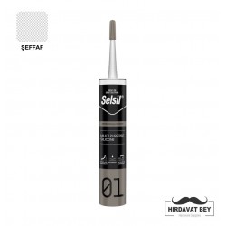 SELSİL GENEL AMAÇLI SİLİKON - 280GR (ŞEFFAF) -1 / 1 KOLİ 25 ADET