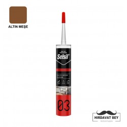 SELSİL GENEL AMAÇLI SİLİKON A - 280 ML (ALTIN MEŞE) - 03 / 1 KOLİ 25 ADET