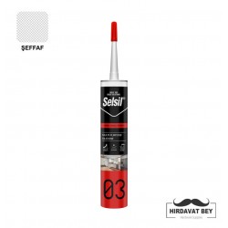 SELSİL GENEL AMAÇLI SİLİKON A - 280 ML (ŞEFFAF)  - 03 / 1 KOLİ 25 ADET