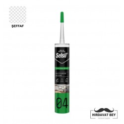 SELSİL GENEL AMAÇLI SİLİKON - 310 ML (ŞEFFAF) - 04 / 1 KOLİ 25 ADET