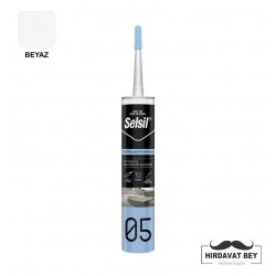 SELSİL MUTFAK BANYO SİLİKONU - 280 ML (BEYAZ) - 05 / 1 KOLİ 25 ADET