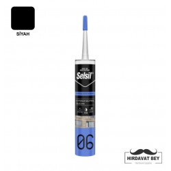 SELSİL DIŞ CEPHE SİLİKONU - 300ML (SİYAH) - 06 / 1 KOLİ 25 ADET