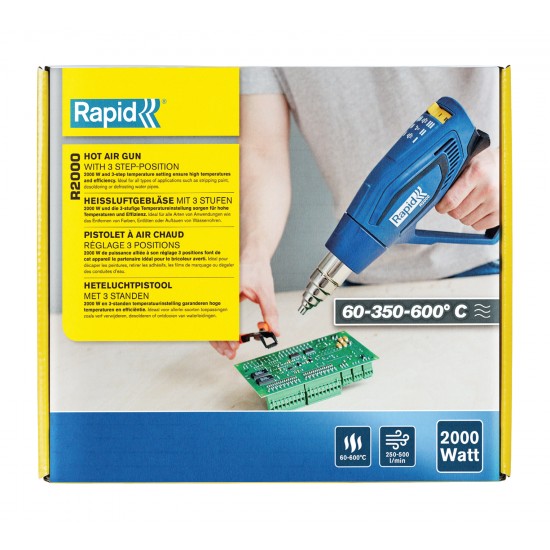 RAPİD R2000 SICAK HAVA TABANCASI RAPİD R2000 SICAK HAVA TABANCASI