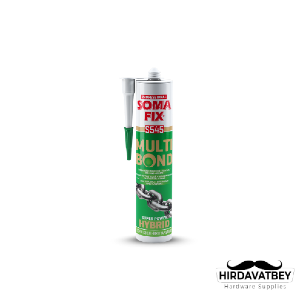 SOMAFİX S545 MULTİBOND SÜPER HİBRİT YAPIŞTIRICI 290 ML / 1 KOLİ 12 ADET