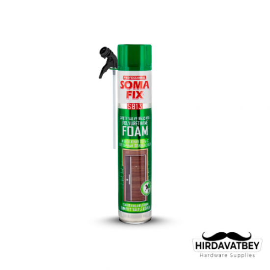 SOMAFİX S813 TEKRAR KULLANILABİLEN POLİÜRETAN KÖPÜK / 1 KOLİ 12 ADET