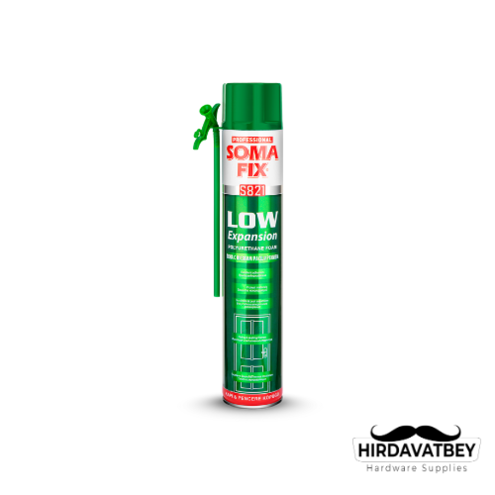 SOMAFİX S821 AZ GENLEŞEN MONTAJ KÖPÜĞÜ / 1 KOLİ 12 ADET