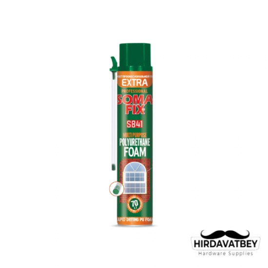 SOMAFİX S841 EKSTRA POLİÜRETAN KÖPÜK / 1 KOLİ 12 ADET