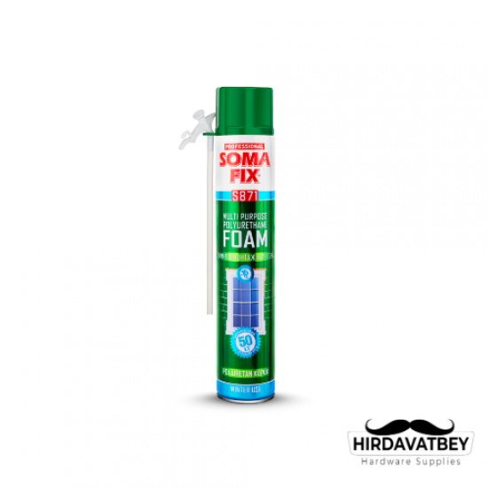 SOMAFİX S871 KIŞLIK POLİÜRETAN KÖPÜK / 1 KOLİ 12 ADET