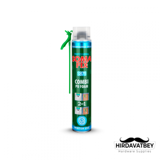 SOMAFİX S879 COMBİ VALFLİ KIŞLIK POLİÜRETAN KÖPÜK / 1 KOLİ 12 ADET
