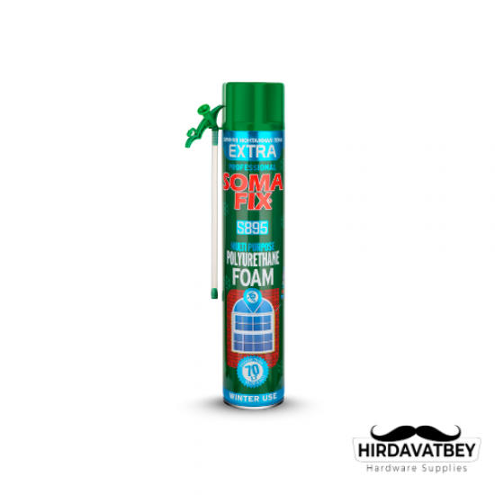 SOMAFİX S895 EKSTRA POLİÜRETAN KIŞLIK KÖPÜK / 1 KOLİ 12 ADET