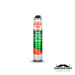 SOMAFİX S919 TUĞLA & GAZ BETON TABANCALI YAPIŞTIRICI POLİÜRETAN KÖPÜK / 1 KOLİ 12 ADET