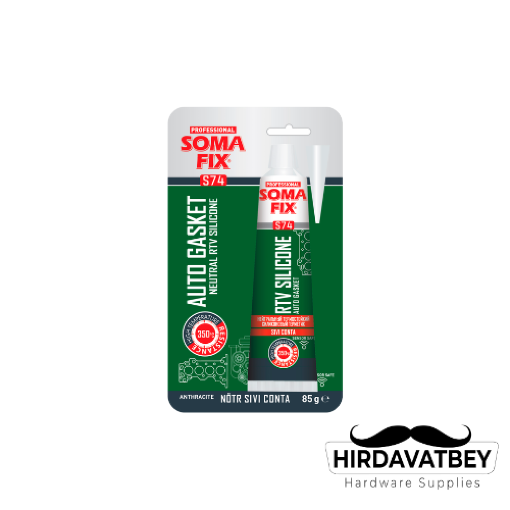 SOMAFİX S74 NÖTR RTV TÜP SİLİKON 50 ML / 1 KOLİ 12 ADET