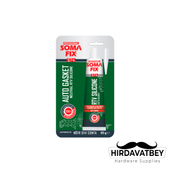 SOMAFİX S74 NÖTR RTV TÜP SİLİKON 50 ML / 1 KOLİ 12 ADET