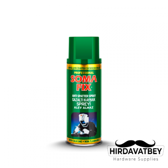 SOMAFİX GAZALTI KAYNAK SPREYLERİ SİLİKONLU - S25 400 ML / 1 KOLİ 24 ADET